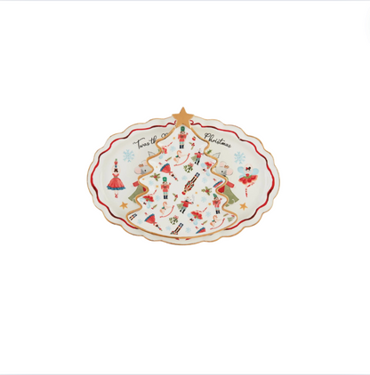 Nutcracker Christmas Platter