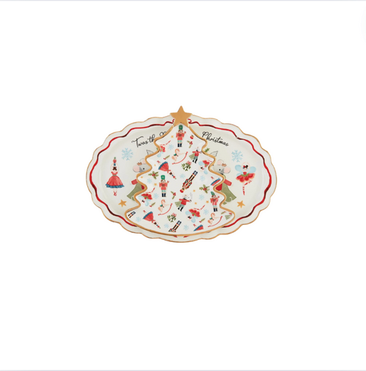 Nutcracker Christmas Platter
