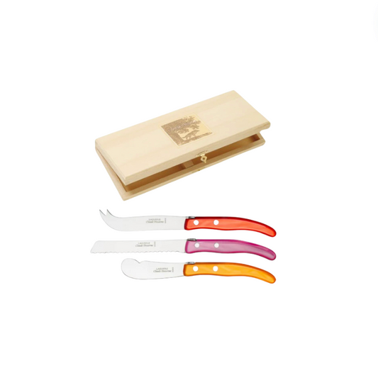 Berlingot 3P Breakfast Set Mixed Pink-Orange
