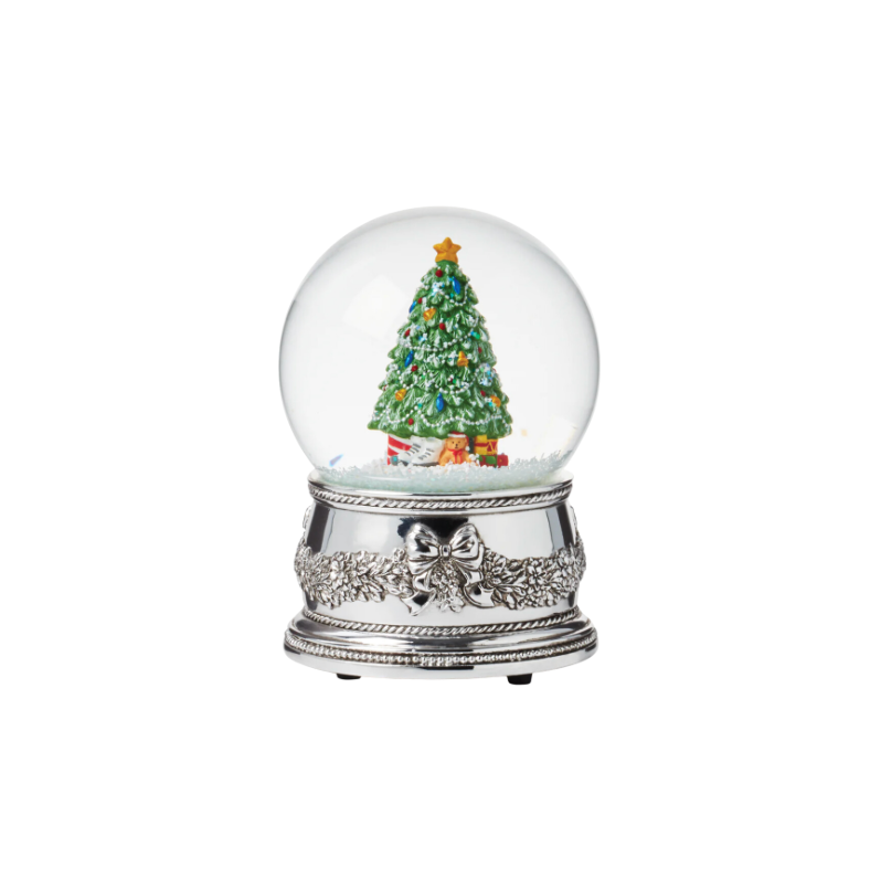 Christmas Tree Musical Snow Globe