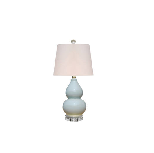 Palladian Blue Gourd Lamp