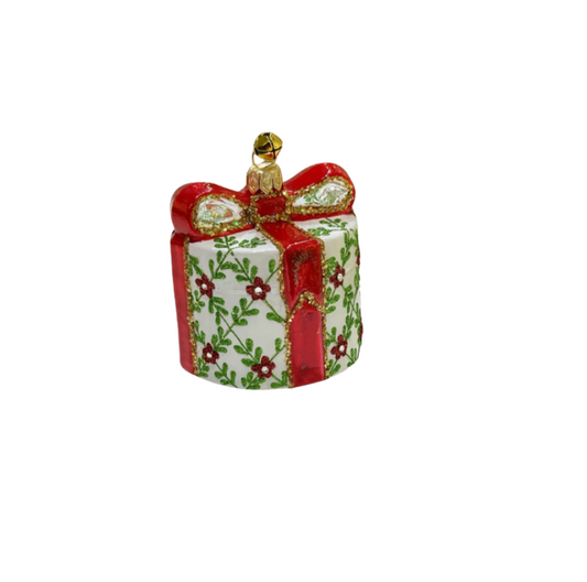 JingleNog Presently Posey Ornament