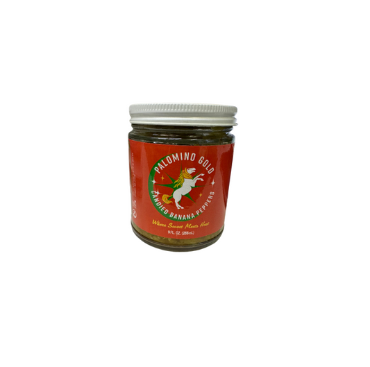Gesus Palamino 9 oz Candied Banana Peppers