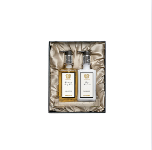 Acrylic Bath & Body Gift Set: Prosecco