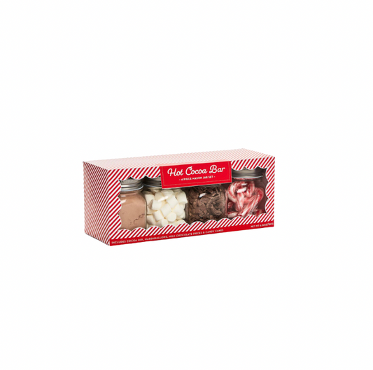 Hot Cocoa Bar Mason Jar Kit Gift Box