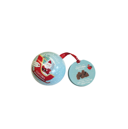 Truffles in Hanging Ornament Tin