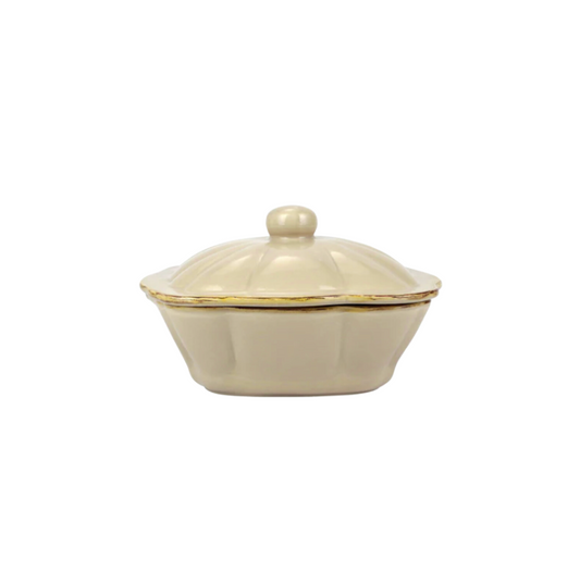 Italian Bakers Cappucino Square Covered Casserole Dish