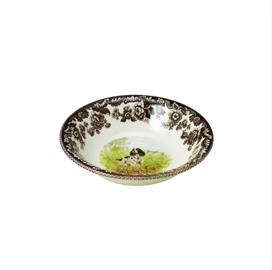 Spode English Spaniel Ascot Cereal Bowl 8"
