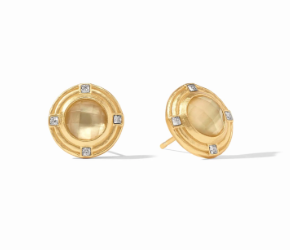 Astor Stone Stud-Iridescent Champagne