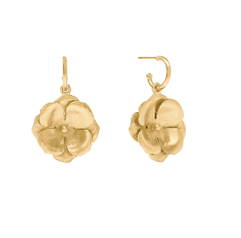 Bloom Hoop & Charm Earring