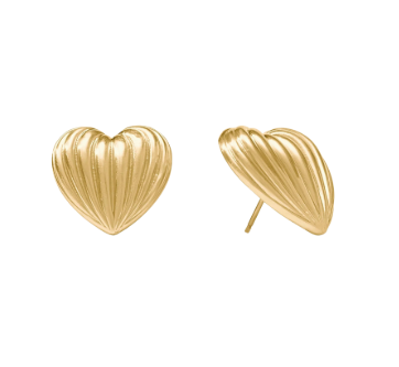 Julie Vos Puffy Heart Statement Stud