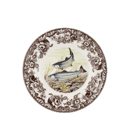 Spode King Salmon Woodland Dinner Plate- 10.5"