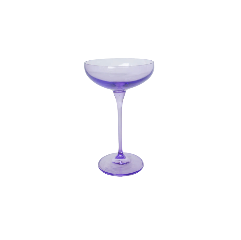 Lavender Champagne Coupe