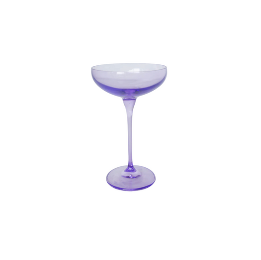 Lavender Champagne Coupe