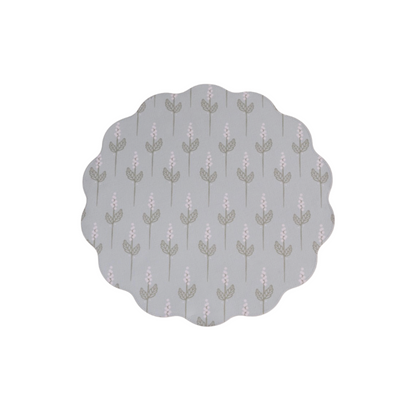 Beatriz Ball VIDA Chinoiserie Reversible Round Placemats Set of 4 (Light Teal & White)