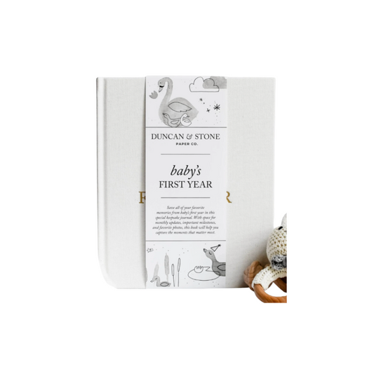 Baby's First Year Memory Book & Photo Album