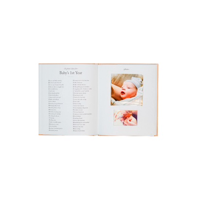 Baby's First Year Memory Book & Photo Album