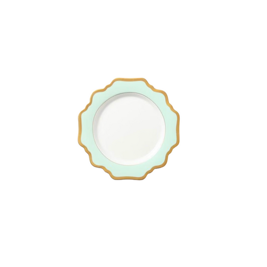 Anna Weatherley Anna's Palette - Aqua Green Salad/Dessert Plate