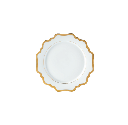 Anna Weatherley Antique White Gold Dinner Plate