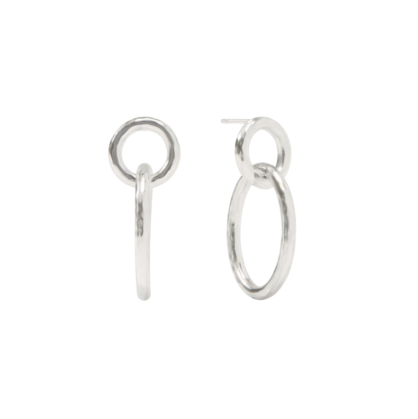 Julie Vos Silver Catalina Link Earring