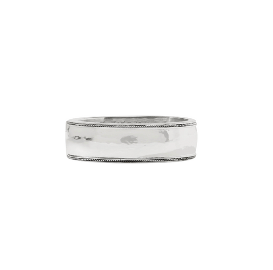 Julie Vos Silver Cannes Statement Hinge Bangle