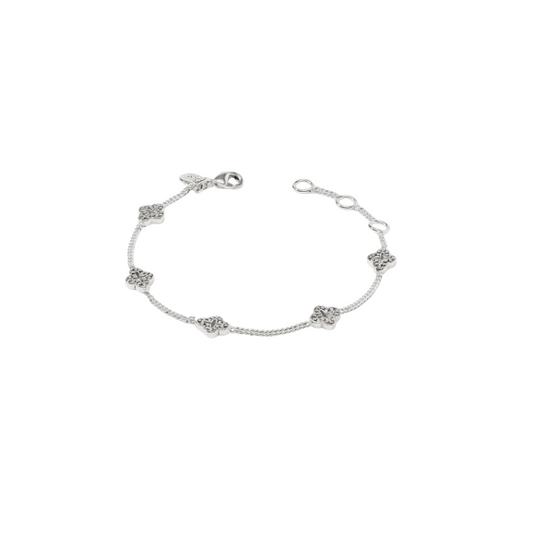 Julie Vos Silver Florentine Delicate Bracelet