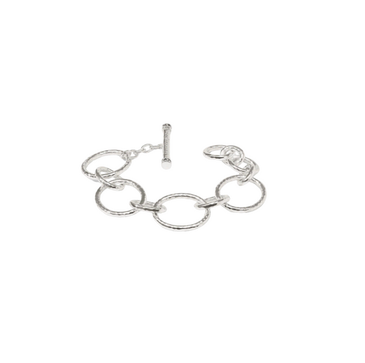 Julie Vos Silver Catalina Light Link Bracelet
