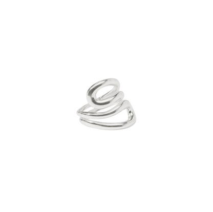 Julie Vos Silver Wave Wrap Ring