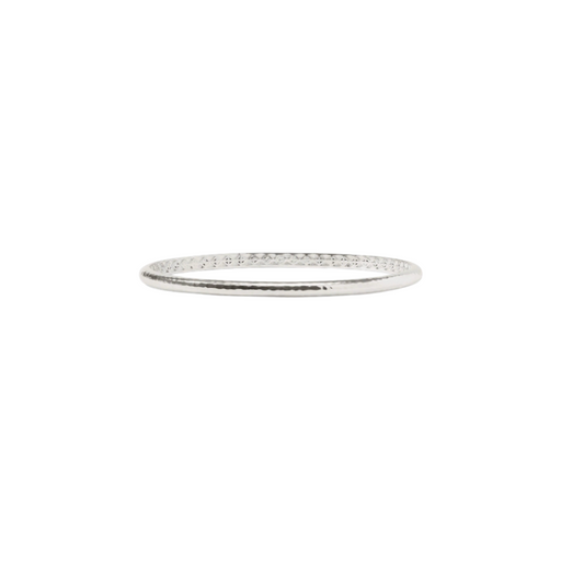 Julie Vos Silver Havana Demi Bangle - S