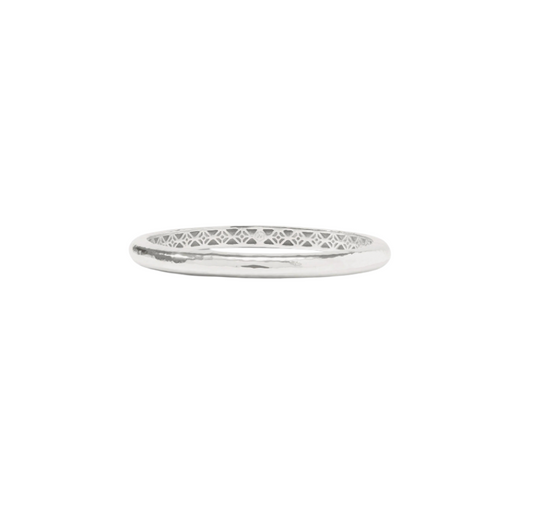 Julie Vos Silver Havana Bangle - S