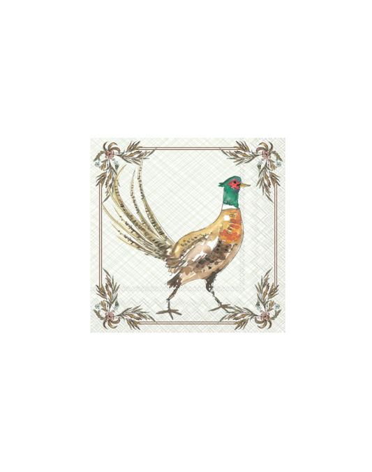 Pheasant Cocktail Napkins
