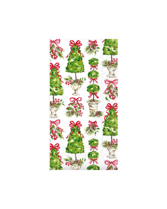 Holly Topiary Guest Towel