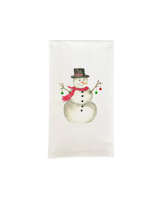 Let it Snow Snowman Kitchen Towel