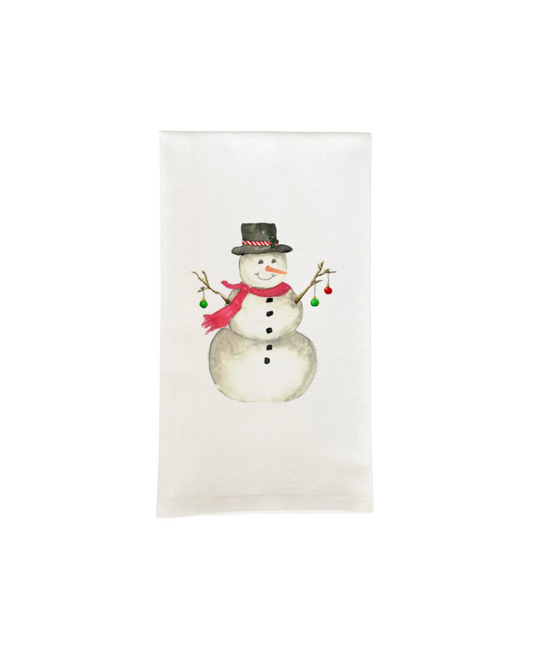 Let it Snow Snowman Kitchen Towel