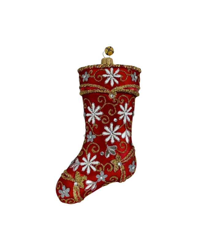 JingleNog Dazzle Stocked Ornament