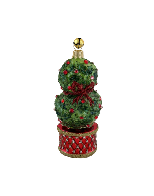 JingleNog Holly Topia Ornament