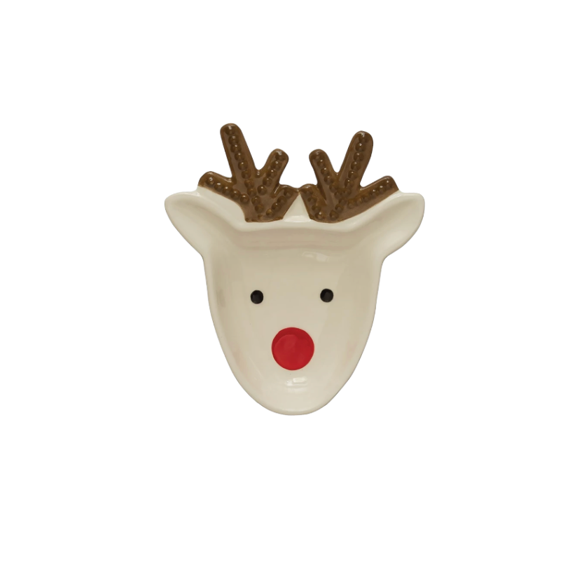 Ceramic Reindeer Plate