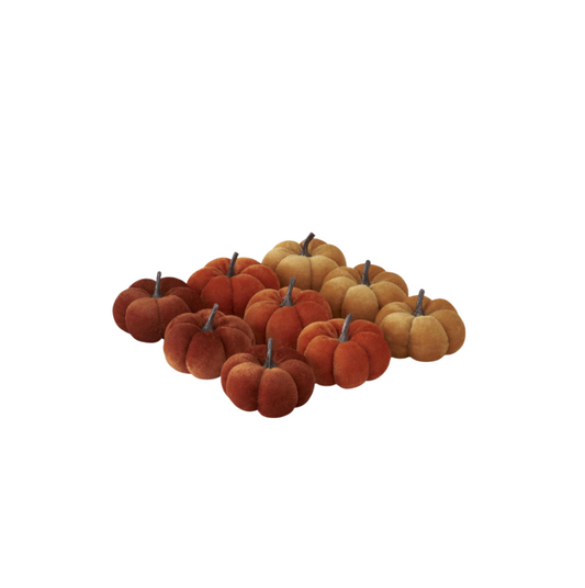 Assorted Velvet Filler Pumpkins