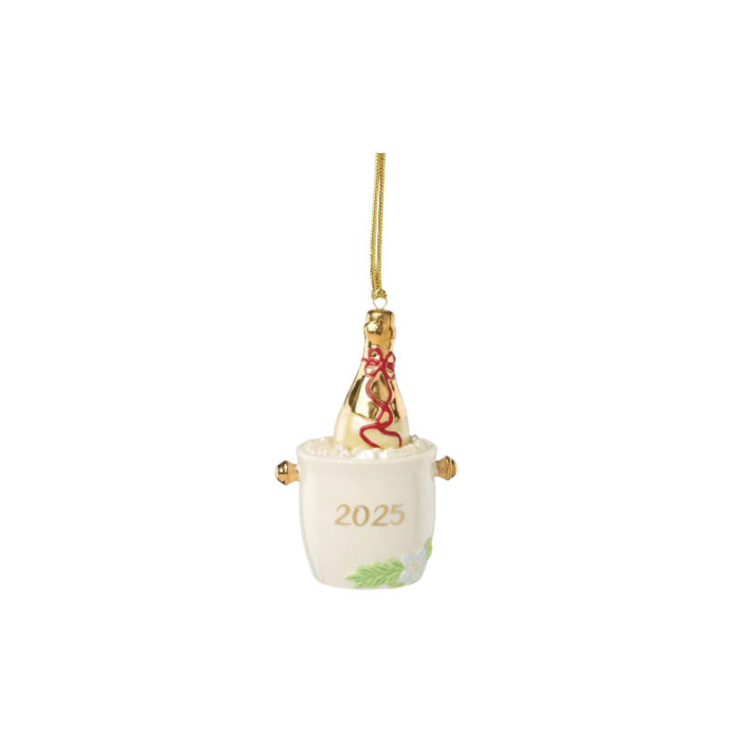 Lenox 2025 Champagne Bucket Ornament