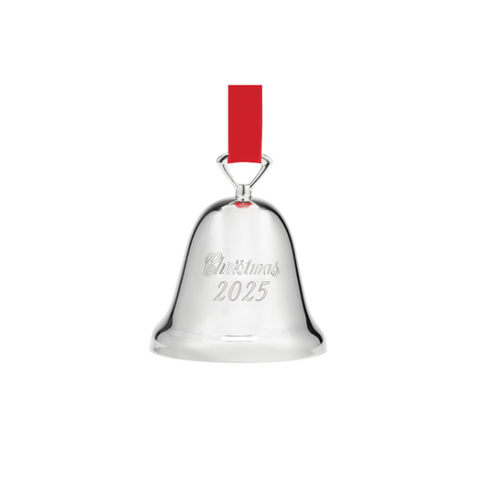 Reed & Barton 2025 Silver Plate Christmas Annual Bell