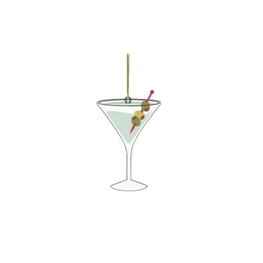Kate Spade Be Jolly Martini Ornament
