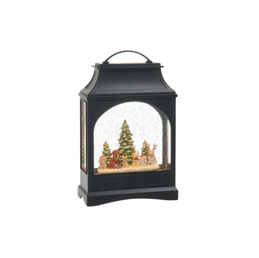 Santa's Best Friend Lighted Water Lantern