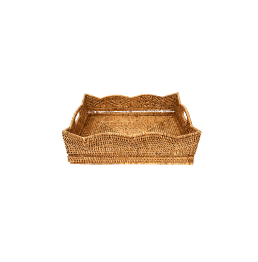 Scallop Rectangular Storage Basket