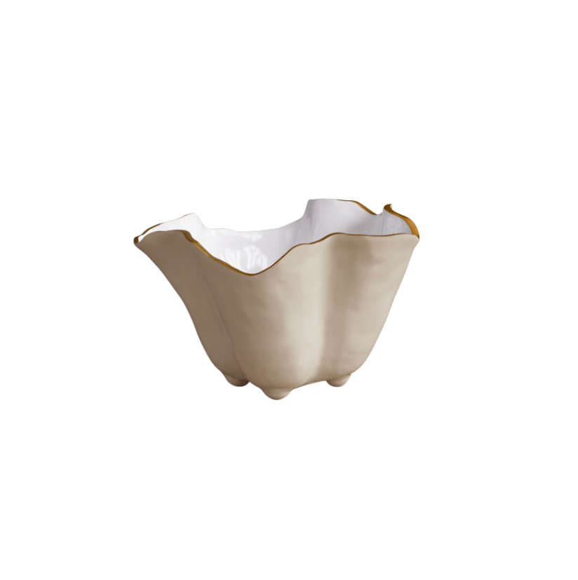 Beatriz Ball ENCANTO Onyx Ice Bucket - Cream and White