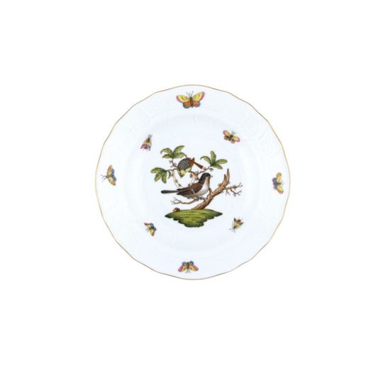 Herend Rothschild Bird Dessert Plate - Motif #1