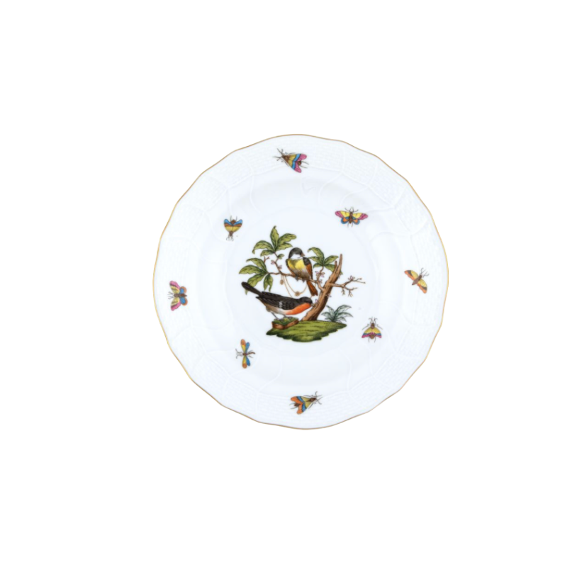Herend Rothschild Bird Dessert Plate - Motif #2