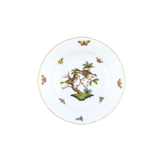 Herend Rothschild Bird Dessert Plate - Motif #11
