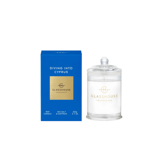 Glasshouse Fragrances Diving Into Cyprus 2.1oz Candle