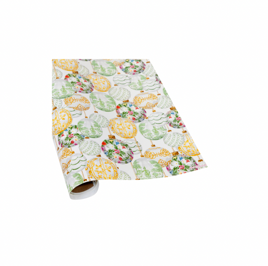 Caspari Savannah White Gift Wrap