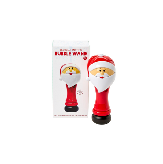 Santa Bubble Wand Blower